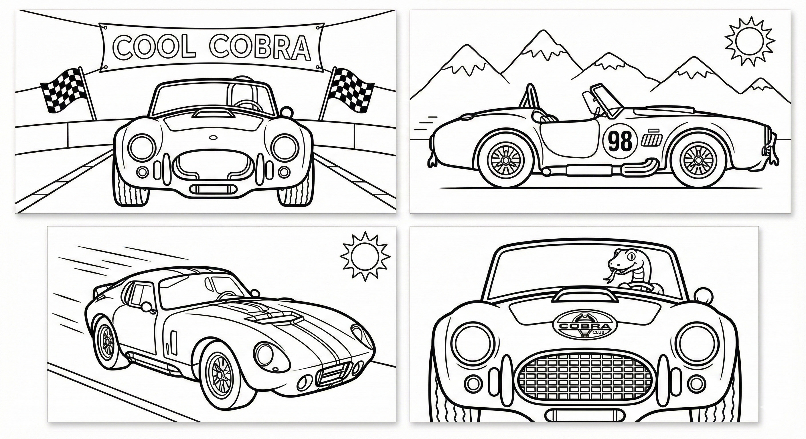 Cobra Club Colouring Pack 3