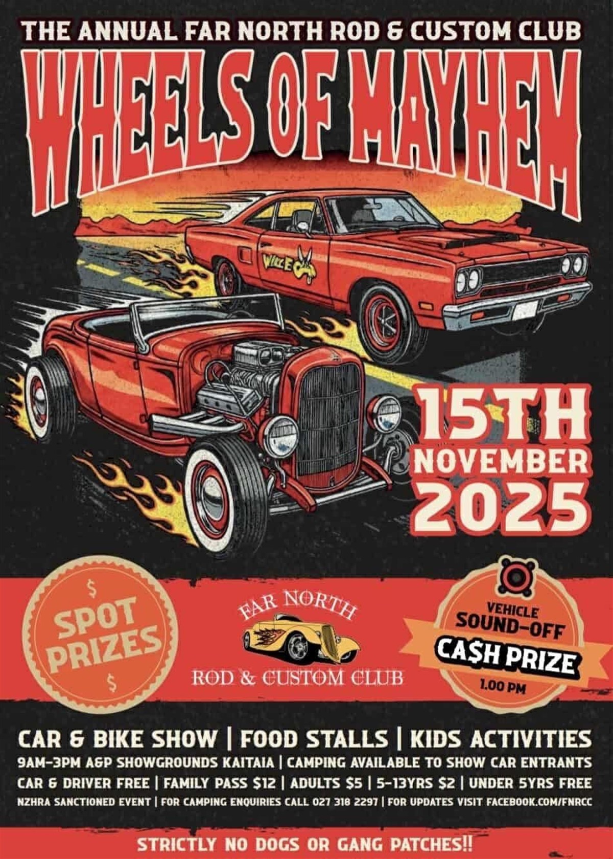 Kaitaia Car Show - Wheels of Mayhem